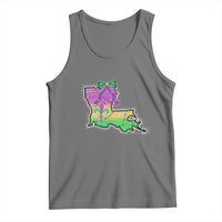 Louisiana Mardi Gras Coquette Tank Top