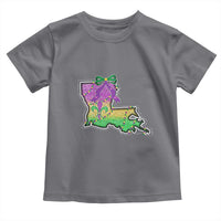 Louisiana Mardi Gras Coquette Toddler T Shirt
