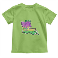 Louisiana Mardi Gras Coquette Toddler T Shirt
