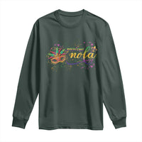 Mardi Gras Long Sleeve Shirt NOLA New Orleans Louisiana