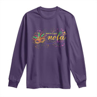 Mardi Gras Long Sleeve Shirt NOLA New Orleans Louisiana