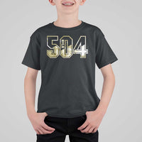504 NOLA New Orleans Louisiana T Shirt For Kid