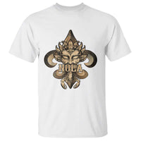NOLA New Orleans Louisiana T Shirt Mardi Gras Mask Fleur De Lis