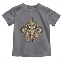 NOLA New Orleans Louisiana Toddler T Shirt Mardi Gras Mask Fleur De Lis