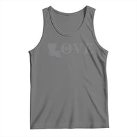 LOVE Louisiana Tank Top Fleur De Lis LA Map