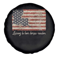 Louisiana Spare Tire Cover Laissez Les Bon Temps Rouler American Flag