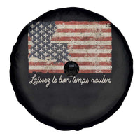 Louisiana Spare Tire Cover Laissez Les Bon Temps Rouler American Flag
