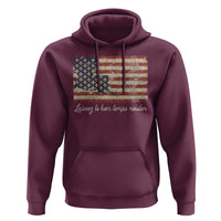 Louisiana Hoodie Laissez Les Bon Temps Rouler American Flag