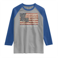 Louisiana Raglan Shirt Laissez Les Bon Temps Rouler American Flag