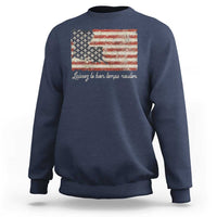 Louisiana Sweatshirt Laissez Les Bon Temps Rouler American Flag
