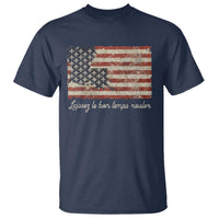 Louisiana T Shirt Laissez Les Bon Temps Rouler American Flag