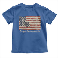 Louisiana Toddler T Shirt Laissez Les Bon Temps Rouler American Flag