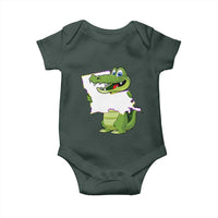 Cute Louisiana Aligator Baby Onesie