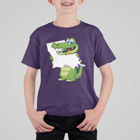 Cute Louisiana Aligator T Shirt For Kid