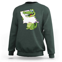 Cute Louisiana Aligator Sweatshirt