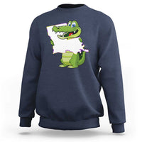 Cute Louisiana Aligator Sweatshirt