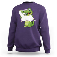 Cute Louisiana Aligator Sweatshirt