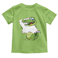 Cute Louisiana Aligator Toddler T Shirt