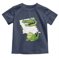 Cute Louisiana Aligator Toddler T Shirt