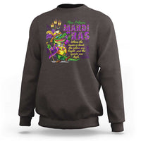 New Orleans Louisiana Mardi Gras Sweatshirt Where The Music Is Loud The Colors Are Bright And The Spirits Are High