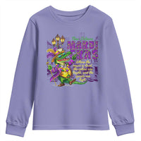 New Orleans Louisiana Mardi Gras Youth Sweatshirt Where The Music Is Loud The Colors Are Bright And The Spirits Are High