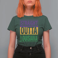 Straight Outta Louisiana T Shirt For Women