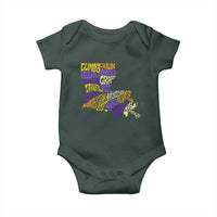 Louisiana Baby Onesie Creole Cajun Culture LA Map