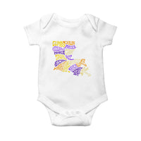 Louisiana Baby Onesie Creole Cajun Culture LA Map