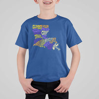 Louisiana T Shirt For Kid Creole Cajun Culture LA Map