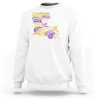 Louisiana Sweatshirt Creole Cajun Culture LA Map