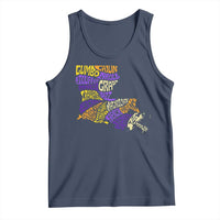 Louisiana Tank Top Creole Cajun Culture LA Map