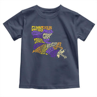 Louisiana Toddler T Shirt Creole Cajun Culture LA Map