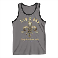 Louisiana Fleur De Lis Tank Top Laissez Les Bon Temps Rouler 1812