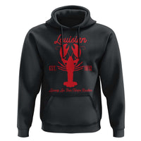 Louisiana Crawfish Hoodie Laissez Les Bon Temps Rouler 1812