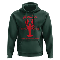 Louisiana Crawfish Hoodie Laissez Les Bon Temps Rouler 1812