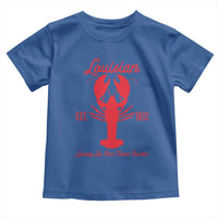 Louisiana Crawfish Toddler T Shirt Laissez Les Bon Temps Rouler 1812