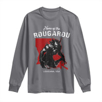 Home of the Rougarou Long Sleeve Shirt Louisiana Cryptid