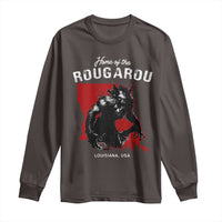 Home of the Rougarou Long Sleeve Shirt Louisiana Cryptid