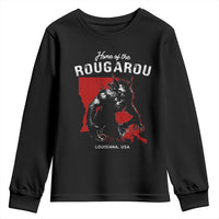 Home of the Rougarou Youth Sweatshirt Louisiana Cryptid