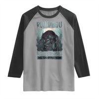 Funny Rougarou Raglan Shirt Because Vampires Are Too Mainstream Louisiana Cryptid