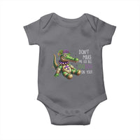 Voodoo Mardi Gras Baby Onesie Aligator Voodoo Doll New Orleans Louisiana