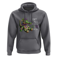 Voodoo Mardi Gras Hoodie Aligator Voodoo Doll New Orleans Louisiana