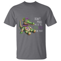 Voodoo Mardi Gras T Shirt Aligator Voodoo Doll New Orleans Louisiana