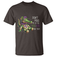 Voodoo Mardi Gras T Shirt Aligator Voodoo Doll New Orleans Louisiana
