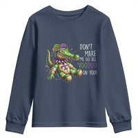 Voodoo Mardi Gras Youth Sweatshirt Aligator Voodoo Doll New Orleans Louisiana