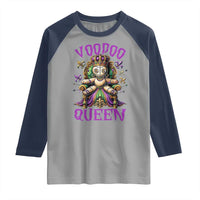 Mardi Gras Voodoo Queen Raglan Shirt