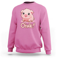 Pig Lover OINK Cute Swine Sweatshirt - Wonder Print Shop