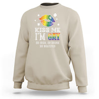 St. Patrick's Day Sweatshirt Kiss Me I'm Gay Or Irish Or Drunk Or Whatever - Wonder Print Shop