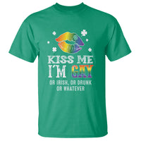 St. Patrick's Day T Shirt Kiss Me I'm Gay Or Irish Or Drunk Or Whatever - Wonder Print Shop