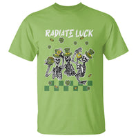 St. Patrick's Day T Shirt Radiate Luck Funny Skeleton Radiology - Wonder Print Shop